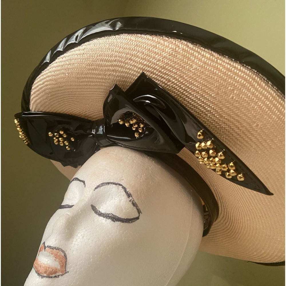 Beautiful Mr. John Natural Straw Church Dress Hat